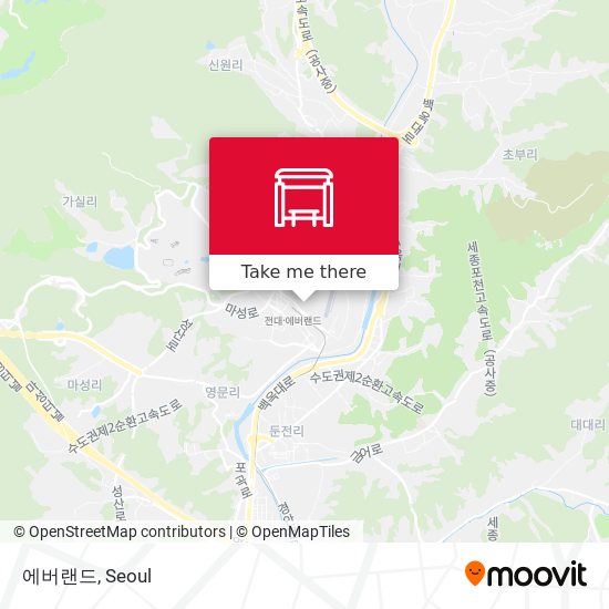 에버랜드 map
