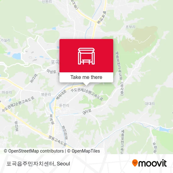 포곡읍주민자치센터 map