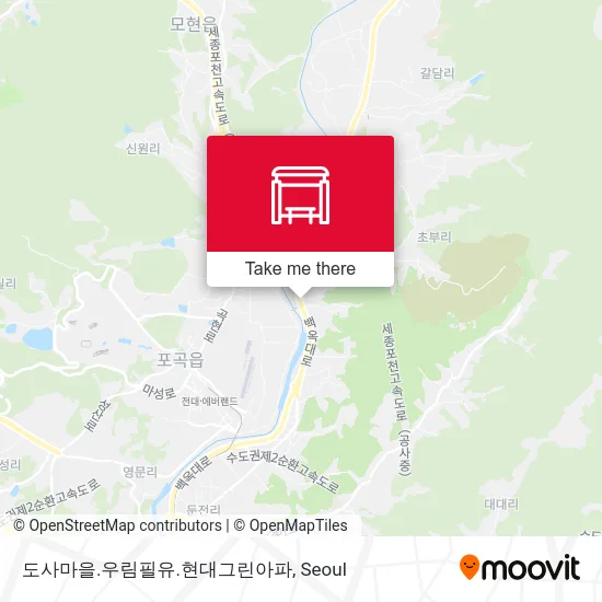 도사마을.우림필유.현대그린아파 map
