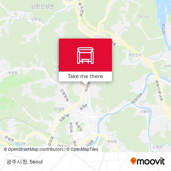 광주시청 map