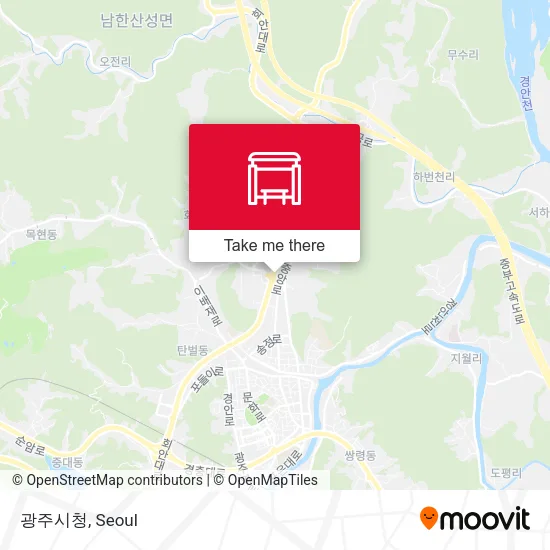 광주시청 map