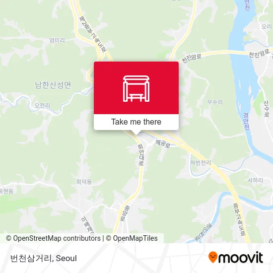 번천삼거리 map