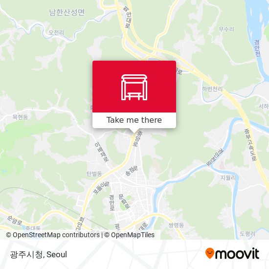 광주시청 map