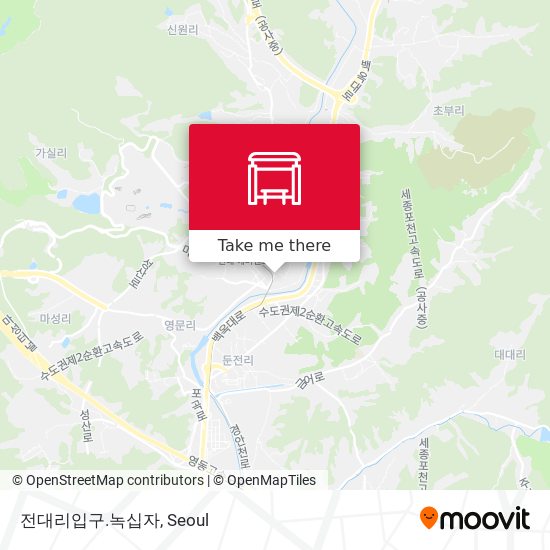 전대리입구.녹십자 map