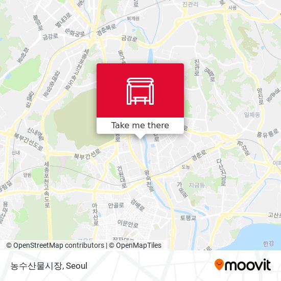 농수산물시장 map