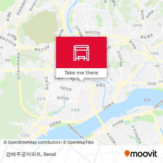 검배주공아파트 map