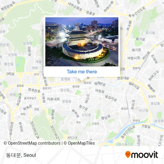 동대문 map