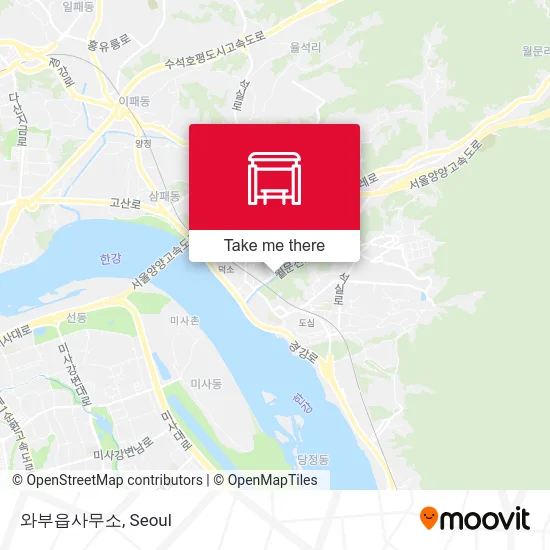 와부읍사무소 map