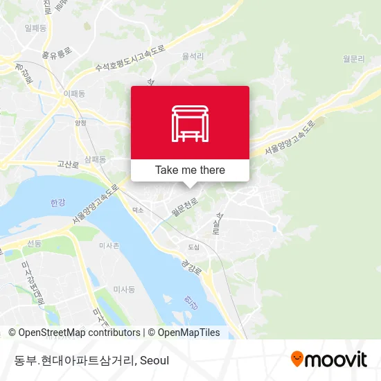 동부.현대아파트삼거리 map