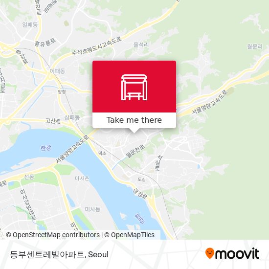 동부센트레빌아파트 map