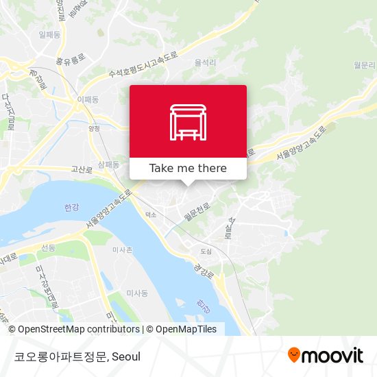 코오롱아파트정문 map