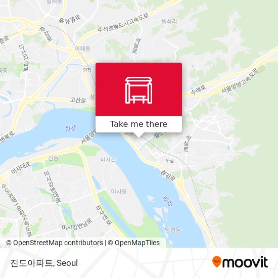 진도아파트 map
