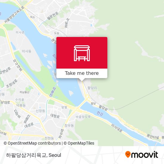 하팔당삼거리육교 map