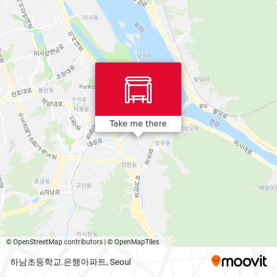 하남초등학교.은행아파트 map