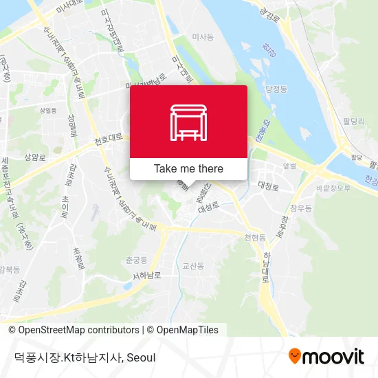 덕풍시장.Kt하남지사 map