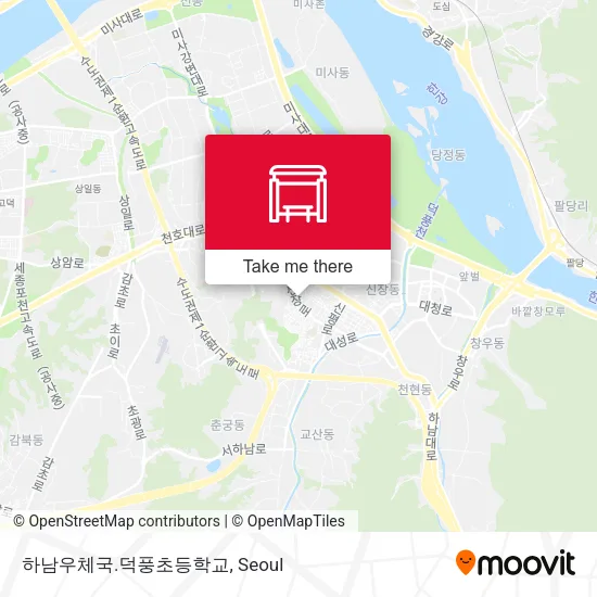 하남우체국.덕풍초등학교 map