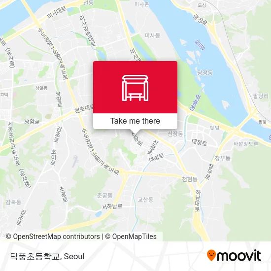 덕풍초등학교 map