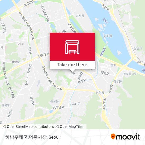 하남우체국.덕풍시장 map