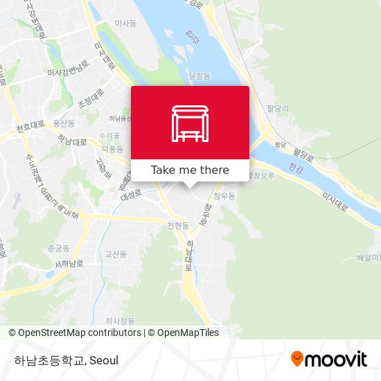 하남초등학교 map