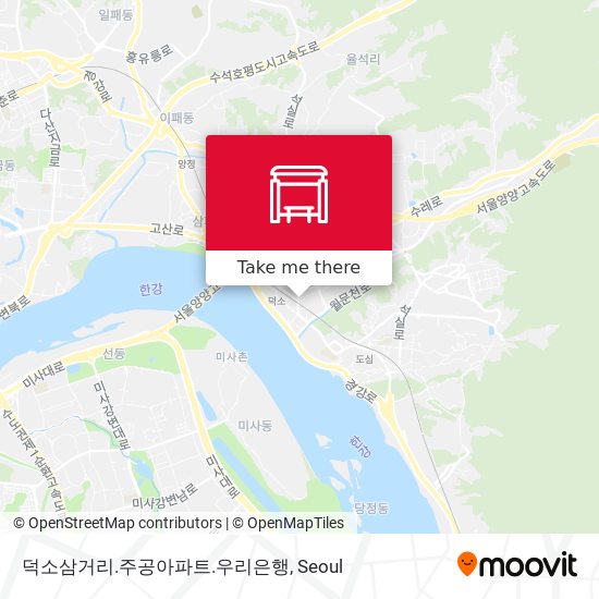 덕소삼거리.주공아파트.우리은행 map