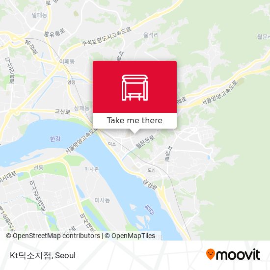 Kt덕소지점 map