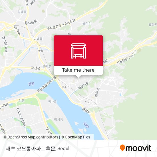 새루.코오롱아파트후문 map