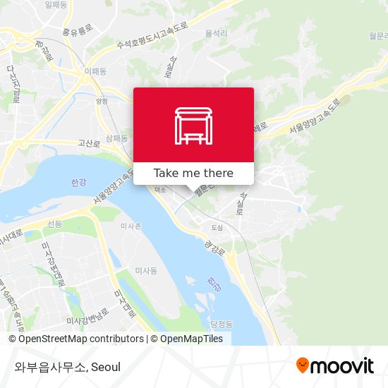 와부읍사무소 map