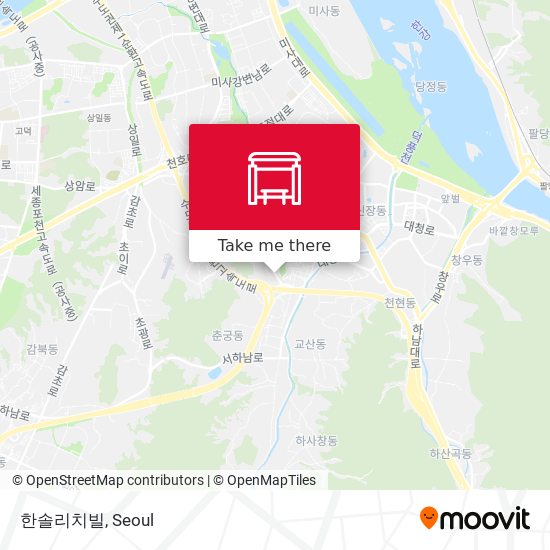 한솔리치빌 map