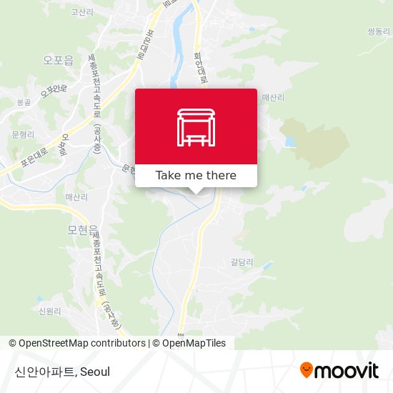 신안아파트 map