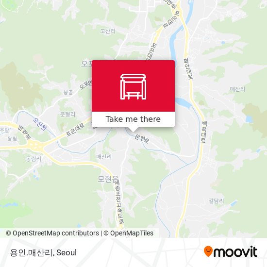 용인.매산리 map