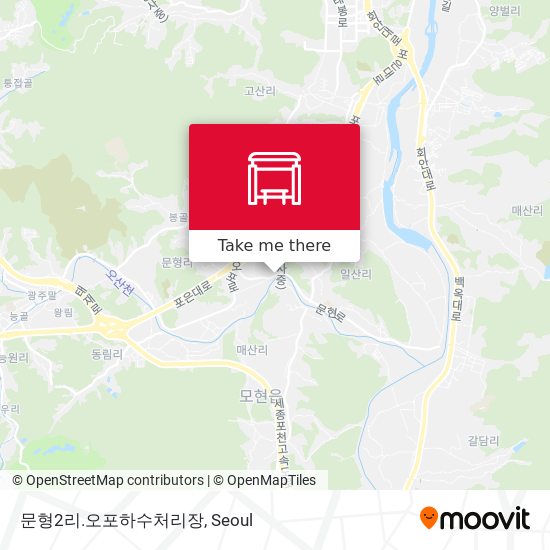 문형2리.오포하수처리장 map