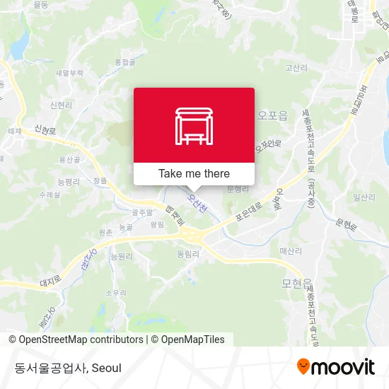 동서울공업사 map