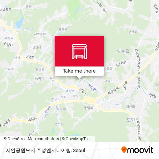 시안공원묘지.주성엔지니어링 map