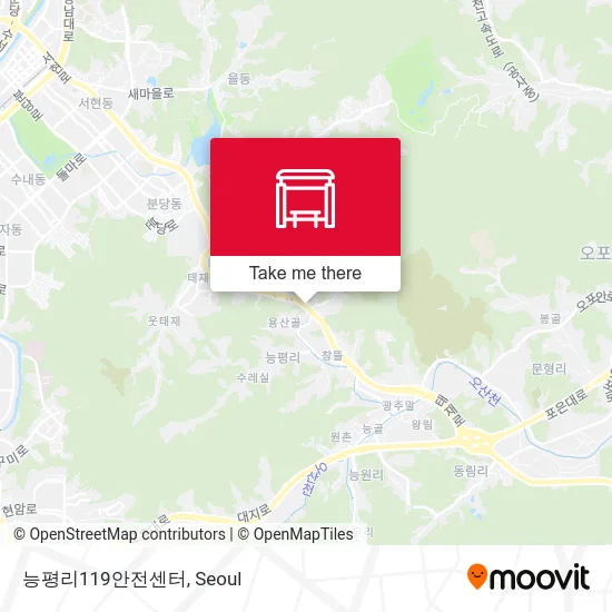 능평리119안전센터 map