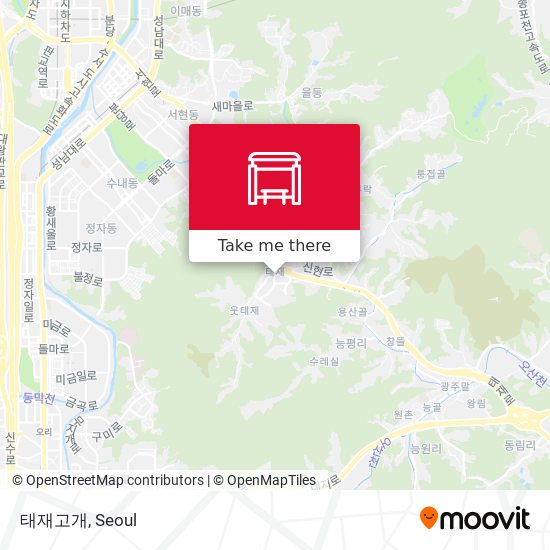 태재고개 map