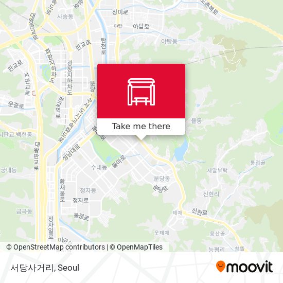 서당사거리 map