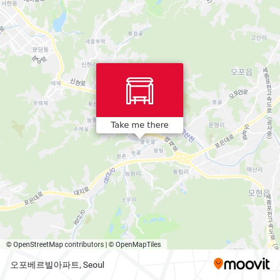 오포베르빌아파트 map