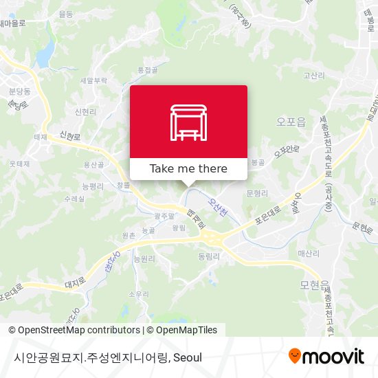 시안공원묘지.주성엔지니어링 map