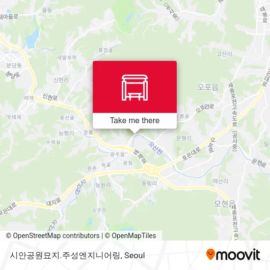 시안공원묘지.주성엔지니어링 map