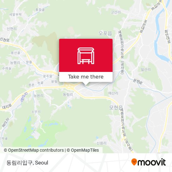 동림리입구 map