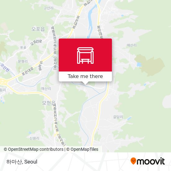 하마산 map