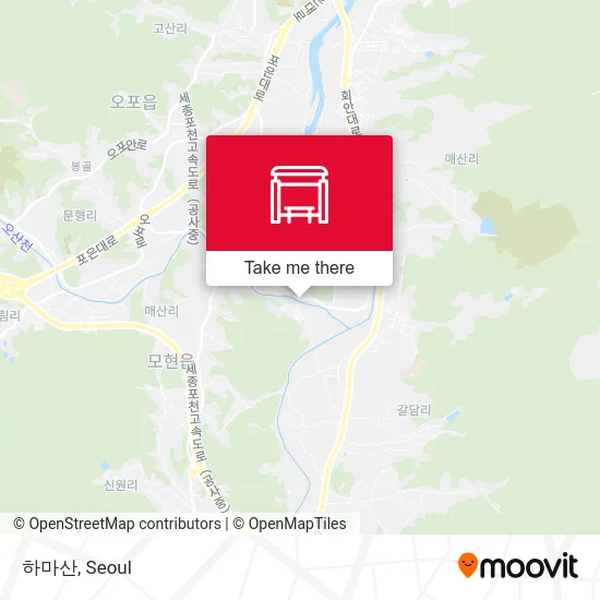 하마산 map