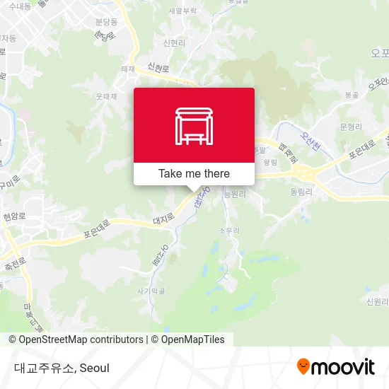 대교주유소 map