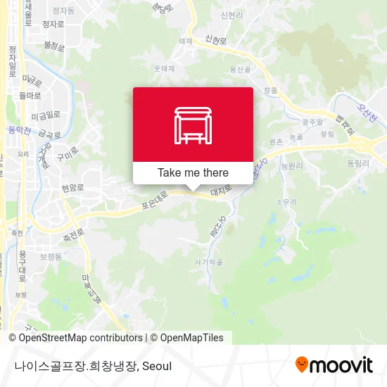 나이스골프장.희창냉장 map