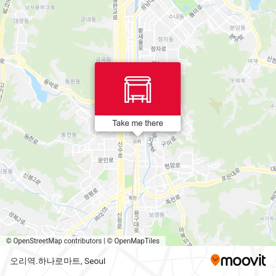 오리역.하나로마트 map