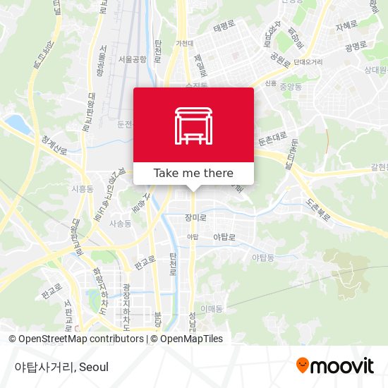 야탑사거리 map