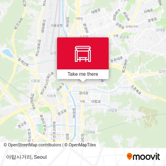 야탑사거리 map