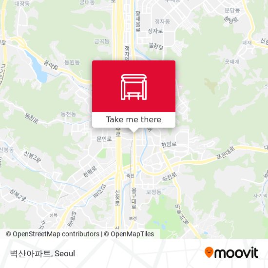 벽산아파트 map