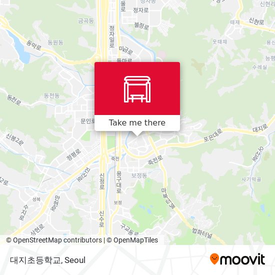 대지초등학교 map