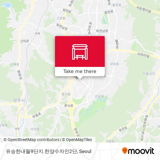 유승한내들9단지.한양수자인2단 map